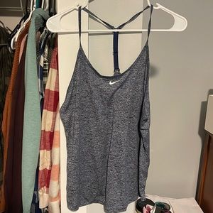 Blue Nike tank
